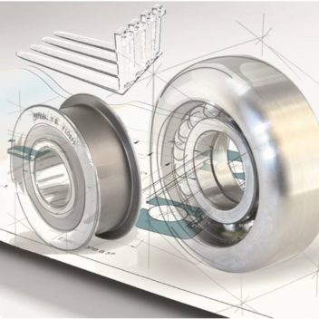 Polias, rolamentos e garfos para empilhadores