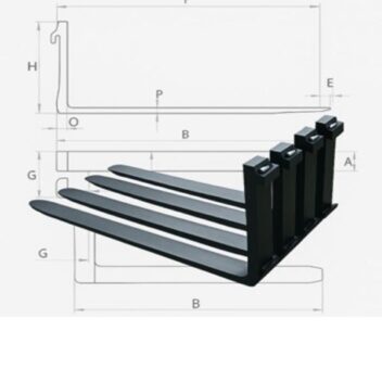 Horquillas para mástiles de elevación